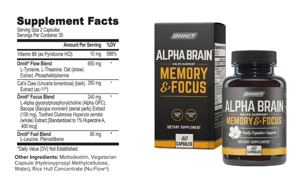alpha brain ingredients

