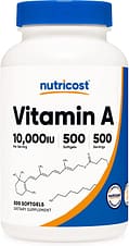 best vitamin a nutricost supplement