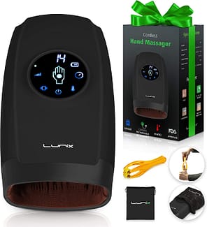 Lunix LX7 Touchscreen Electric Hand Massager