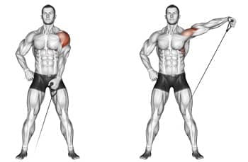 One-Arm Cable Lateral Raise