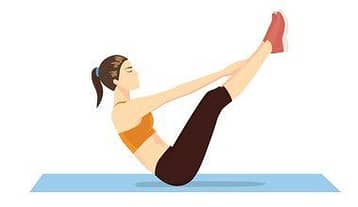 v sit: pilates exercises