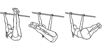 Hanging Windshield Wiper: Best Exercise for Obliques and Abs.
