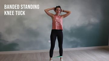 Standing Knee Tuck Extension: Best Exercise To Reduce Your Love Handles.
